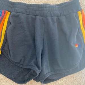 Aviator Nation jogger shorts, Size M.  Charcoal.